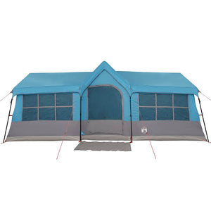 Familienzelt mit Dach, Blau/Grau, 622cm