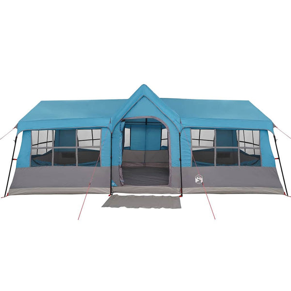 Familienzelt mit Dach, Blau/Grau, 622cm