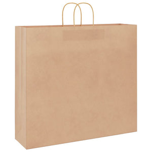 Papiertragetaschen Braun mit Henkel 54x15x49 cm, 250 Stk.