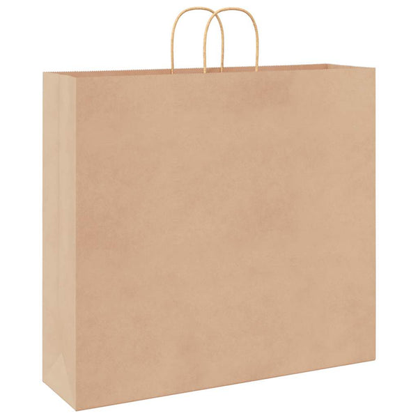 Papiertragetaschen Braun mit Henkel 54x15x49 cm, 250 Stk.