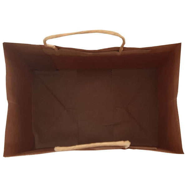 Schwarze Papiertragetaschen mit Henkeln, 250 Stk. 32x22x24 cm