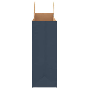 Blaue Papiertragetaschen mit Henkel, 250 Stk. 32x17x44 cm