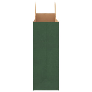 Grüne Papiertragetaschen mit Henkeln, 250 Stk. 32x17x44 cm