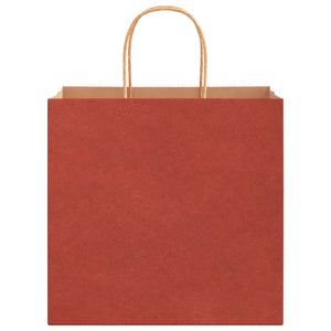 Rote Papiertragetaschen mit Henkel 26x17x25 cm, 250 Stk.