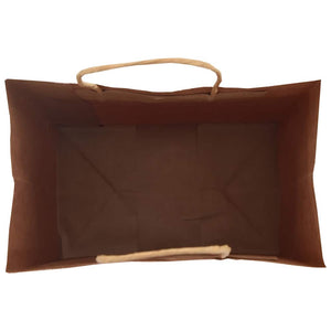 Rote Papiertragetaschen mit Henkel 26x17x25 cm, 250 Stk.