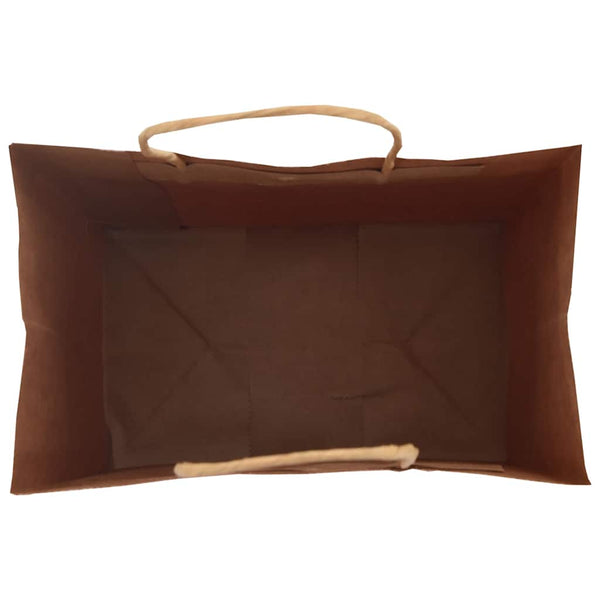 Rote Papiertragetaschen mit Henkel 26x17x25 cm, 250 Stk.