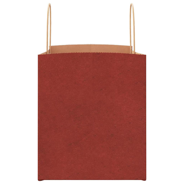 Rote Papiertragetaschen mit Henkel, 250 Stk. 32x22x24 cm