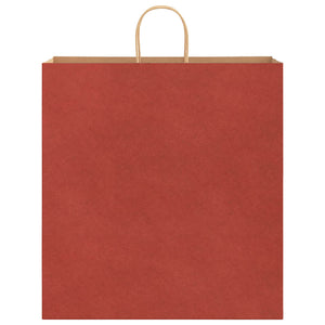 Rote Papiertragetaschen mit Henkeln, 250 Stk. 45x17x48 cm