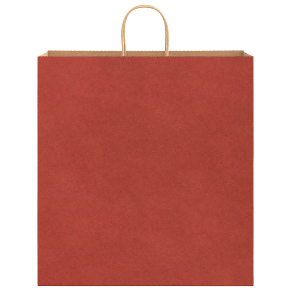 Rote Papiertragetaschen mit Henkeln, 250 Stk. 45x17x48 cm
