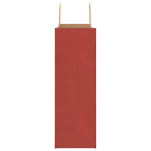 Rote Papiertragetaschen mit Henkeln, 250 Stk. 45x17x48 cm