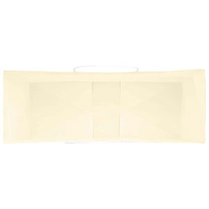 Gelbe Papiertragetaschen mit Henkeln, 50 Stk.