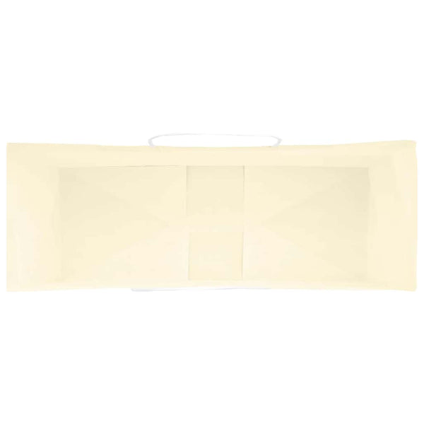 Gelbe Papiertragetaschen mit Henkeln, 50 Stk.