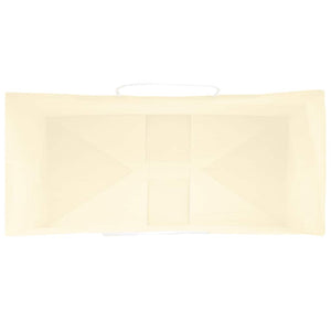 Gelbe Papiertragetaschen mit Henkel, 250 Stk.