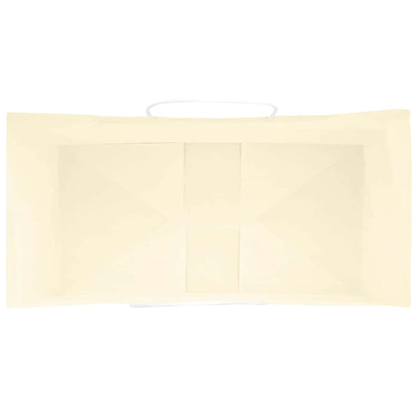 Gelbe Papiertragetaschen mit Henkeln, 250 Stk.