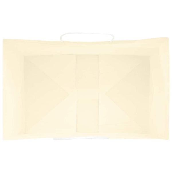 Gelbe Papiertragetaschen mit Henkeln, 250 Stk.