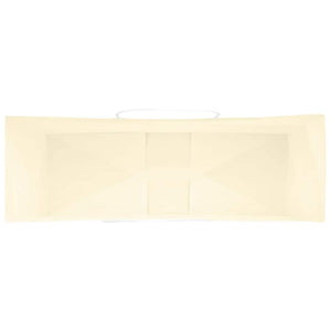 Gelbe Papiertragetaschen mit Henkel, 250 Stk. 32x12x42 cm