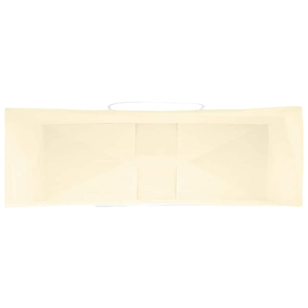 Gelbe Papiertragetaschen mit Henkel, 250 Stk. 32x12x42 cm
