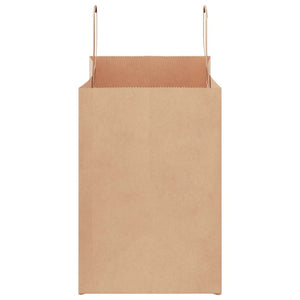 Papiertragetaschen Braun mit Henkeln, 50 Stk.