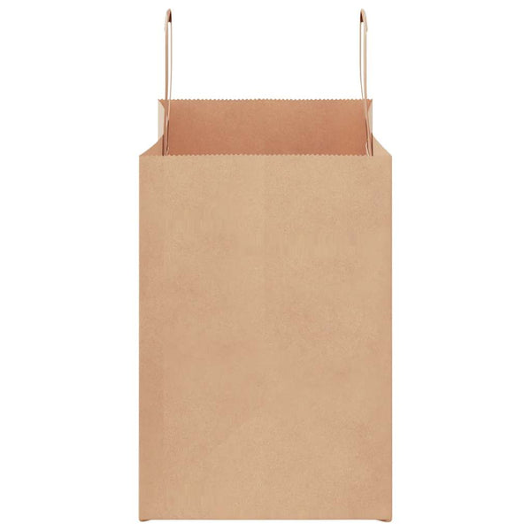 Papiertragetaschen Braun mit Henkeln, 50 Stk.
