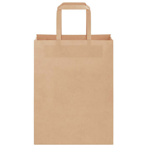 Braune Papiertragetaschen mit Henkel, 250 Stk.