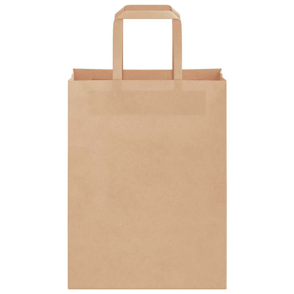 Braune Papiertragetaschen mit Henkel, 250 Stk.