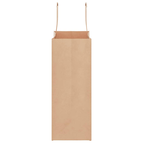 Braune Papiertragetaschen mit Henkel, 250 Stk.