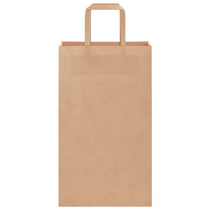 Braune Papiertragetaschen mit Henkel, 21x11x36 cm, 250 Stk.