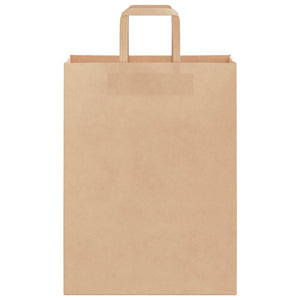Papiertragetaschen Braun mit Henkeln, 250 Stk.