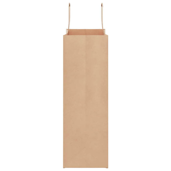 Papiertragetaschen Braun mit Henkeln, 250 Stk.