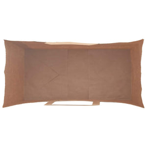 Papiertragetaschen Braun mit Henkeln, 250 Stk.