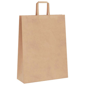 Braune Papiertragetaschen mit Henkel, 250 Stk.
