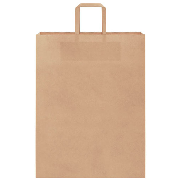Braune Papiertragetaschen mit Henkel, 250 Stk.