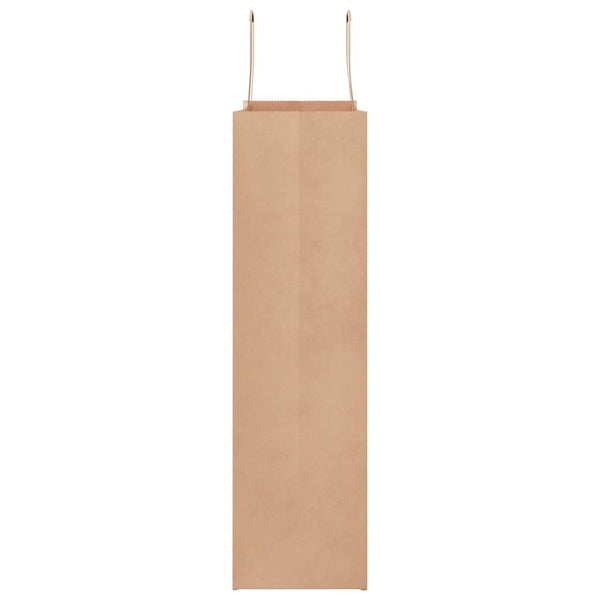 Braune Papiertragetaschen mit Henkel, 250 Stk.