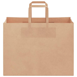 Papiertragetaschen Braun mit Henkel 32x17x25cm, 250 Stk