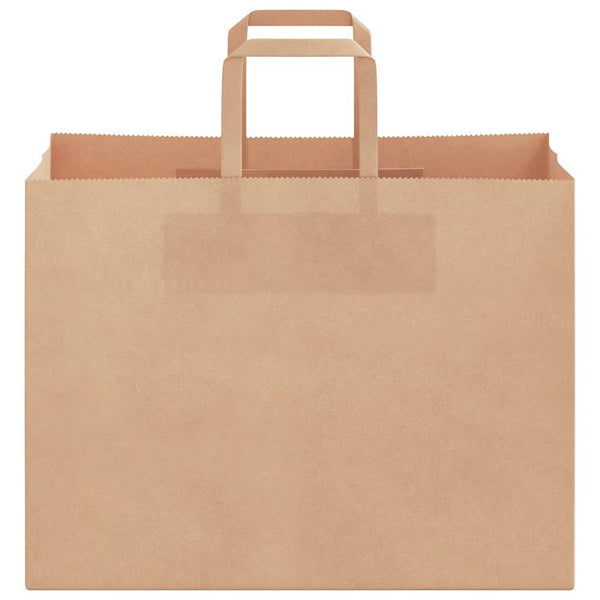 Papiertragetaschen Braun mit Henkel 32x17x25cm, 250 Stk