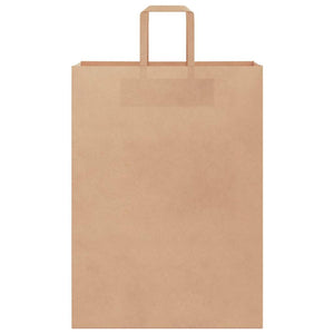 Braune Papiertragetaschen mit Henkel, 250 Stk.