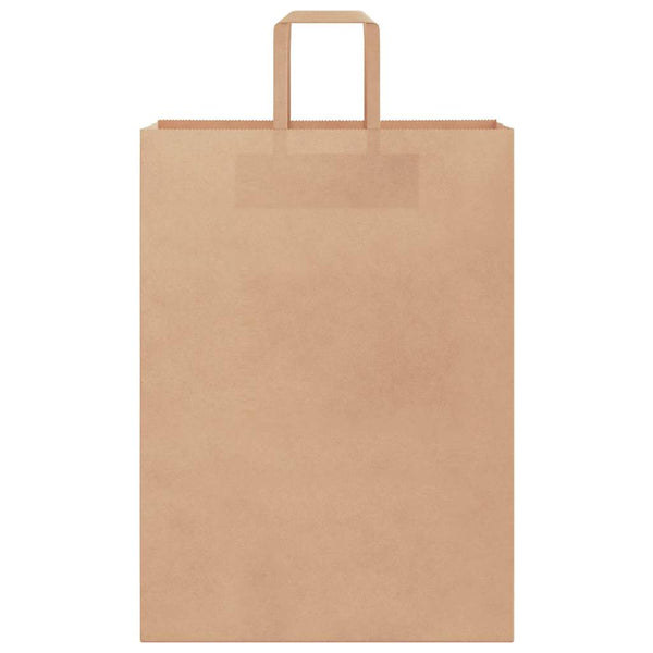 Braune Papiertragetaschen mit Henkel, 250 Stk.