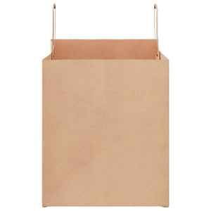 Braune Papiertragetaschen mit Henkeln, 250 Stk.
