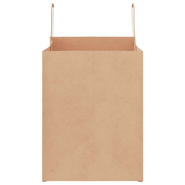 Braune Papiertragetaschen mit Henkel, 250 Stk.