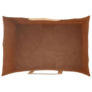 Braune Papiertragetaschen mit Henkel, 250 Stk.
