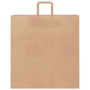 Braune Papiertragetaschen mit Henkeln, 250 Stk.