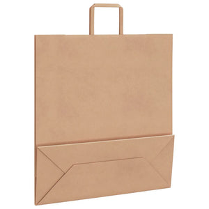 Braune Papiertragetaschen mit Henkeln, 250 Stk.