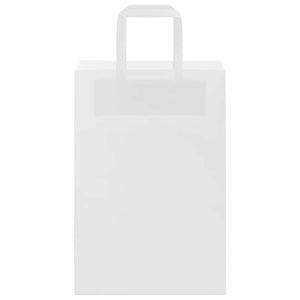 Weiße Papiertragetaschen mit Henkel, 250 Stk. 21x11x31 cm