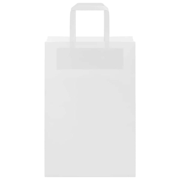 Weiße Papiertragetaschen mit Henkel, 250 Stk. 21x11x31 cm