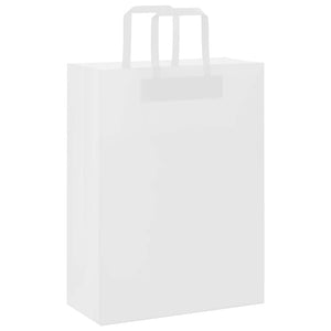 Papiertragetaschen Weiß mit Henkel 26x12x35 cm, 250 Stk.