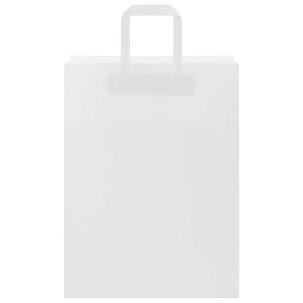 Papiertragetaschen Weiß mit Henkel 26x12x35 cm, 250 Stk.