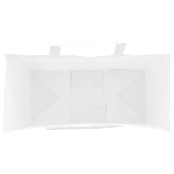 Papiertragetaschen Weiß mit Henkel 26x12x35 cm, 250 Stk.