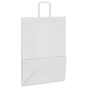 Papiertragetaschen Weiß mit Henkeln 32x17x44 cm - 250 Stk.