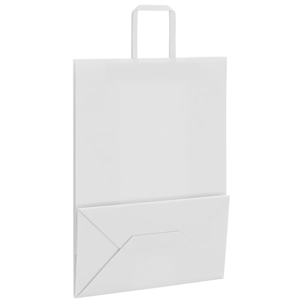 Papiertragetaschen Weiß mit Henkeln 32x17x44 cm - 250 Stk.