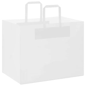 Papiertragetaschen Weiß mit Henkel 32x22x24 cm - 250 Stk.